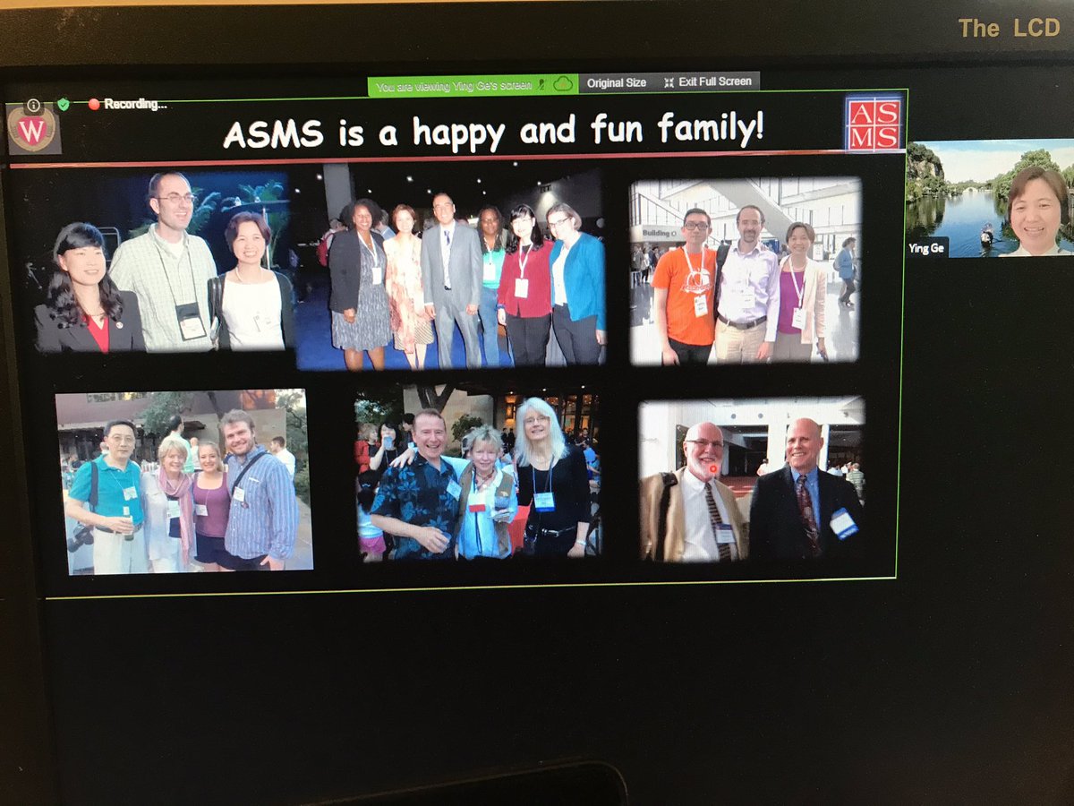 LingjunLi2's tweet image. Huge congratulations to my great friend and colleague @yingge2121 for an amazing and inspiring Biemann award lecture!!!👍👍🌹🌹So proud of you! @Ge_Lab_UW @asmsnews #ASMS2020