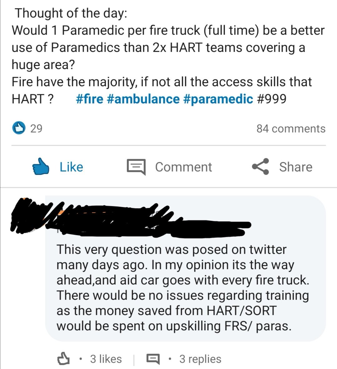 Scrolling through LinkedIn, thought I recognised this....copy and pasted straight from my twitter.
