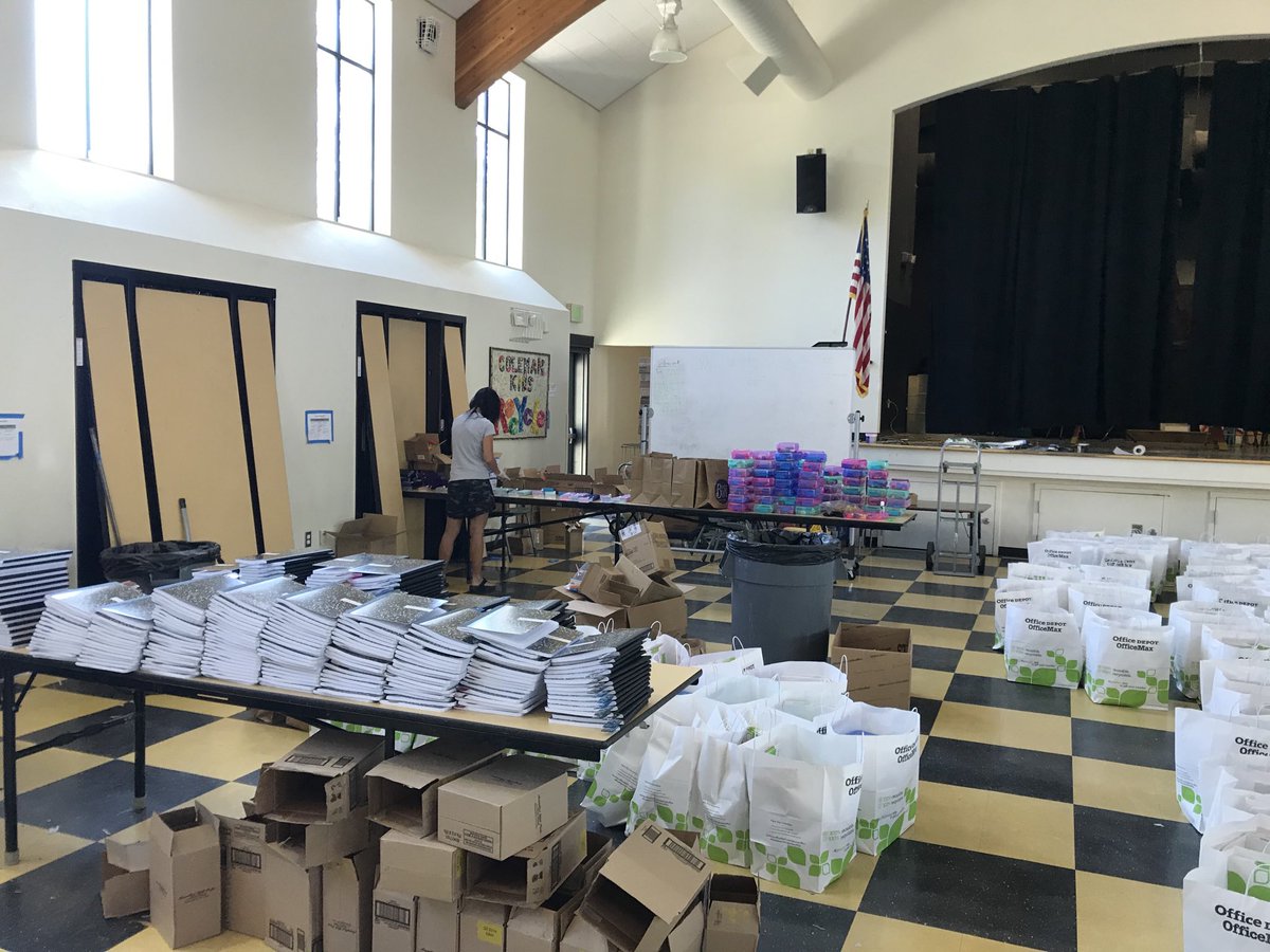 Mollytodd23's tweet photo. Shout out to Marin Promise and Office Depot and United Markets- for donated school supplies and bags to send home with our students!  ⁦@unitedmarketsca⁩ ⁦@marinpromise⁩ https://t.co/YL7udZarm3