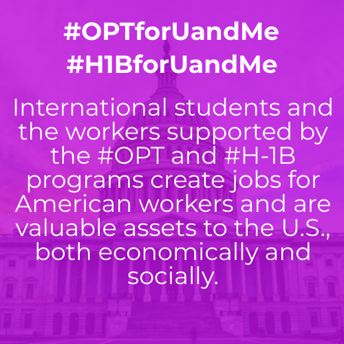 RitwikGrover's tweet photo. @WhiteHouse international students and the workers supported by the #OPT and #H1B programs create jobs for American workers and are valuable assets to the U.S., both economically and socially. #OPTandH1BforUandMe #OPTforUandMe #H1BforUandMe #NAGPS4U https://t.co/zbeoWEJDOp