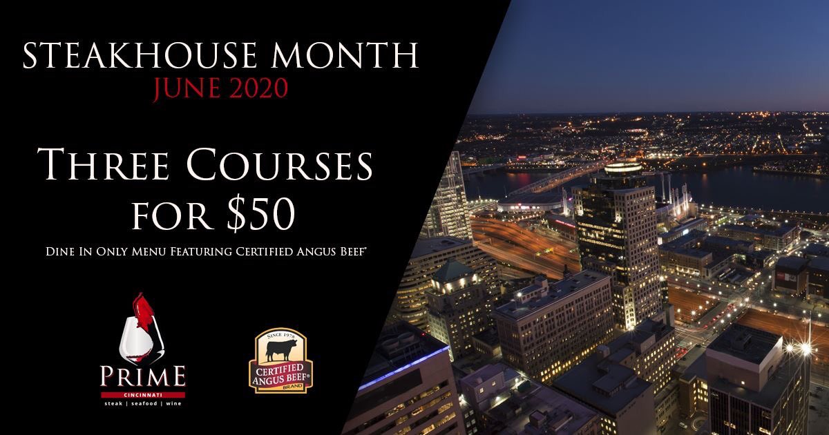 PrimeCincy's tweet photo. The latest news from Prime Cincinnati. Click to subscribe and read our latest newsletter. Join us for Steakhouse Month and celebrate with our new 3-course menu. Learn more at https://t.co/CSiWYEEnGK https://t.co/D08MIYEnnQ