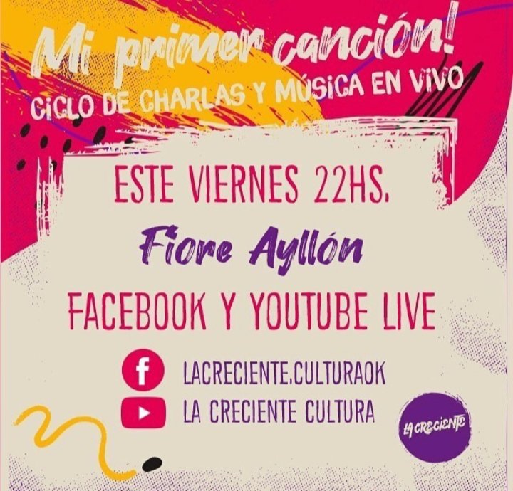 Este viernes seguimos con nuestro ciclo de charlas y música en vivo! #miprimercancion #culturarock #LaPlata #berisso