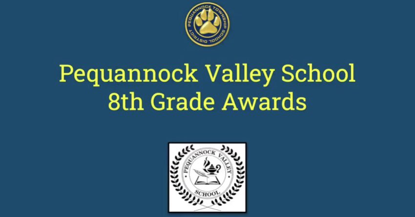 drrwinning's tweet photo. Celebrating achievement! Pequannock Valley 8th Awards! Congratulations students! 
#peqpantherpride 
Go Panthers! 💙💛
#proudassistantsuperintendent 
@panthertownNJ
@MichaelPortas 
@JSeborowskiJr 
@PVPantherPride https://t.co/qhEK7pKKWb