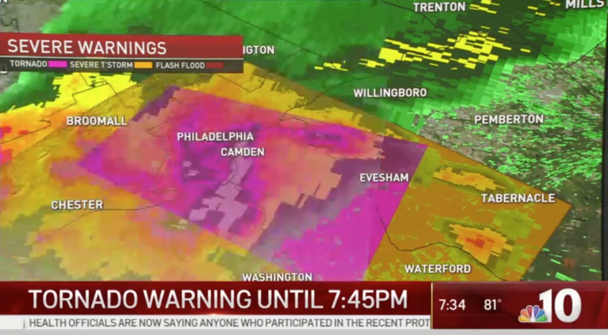 TORNADO WARNING REMAINS IN EFFECT UNTIL 745 PM WEDNESDAY Radar indicated rotation around