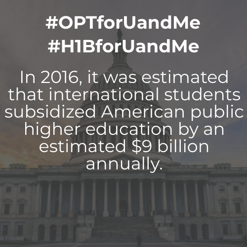 RitwikGrover's tweet photo. @WhiteHouse In 2016, it was estimated that international students subsidized American public higher education by an estimated $9 billion annually. #OPT #H1B #OPTandH1BforUandMe #OPTforUandMe
#H1BforUandMe #NAGPS4U https://t.co/ymkmWQxff4