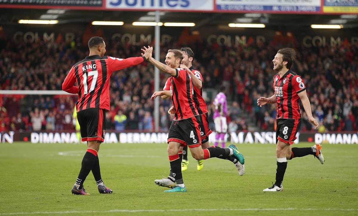 afcbournemouth's tweet photo. Well, we enjoyed that! 😁 

Thank you for tuning into another memorable #CherriesRepicked ❤️ https://t.co/hhQZfkEYMS