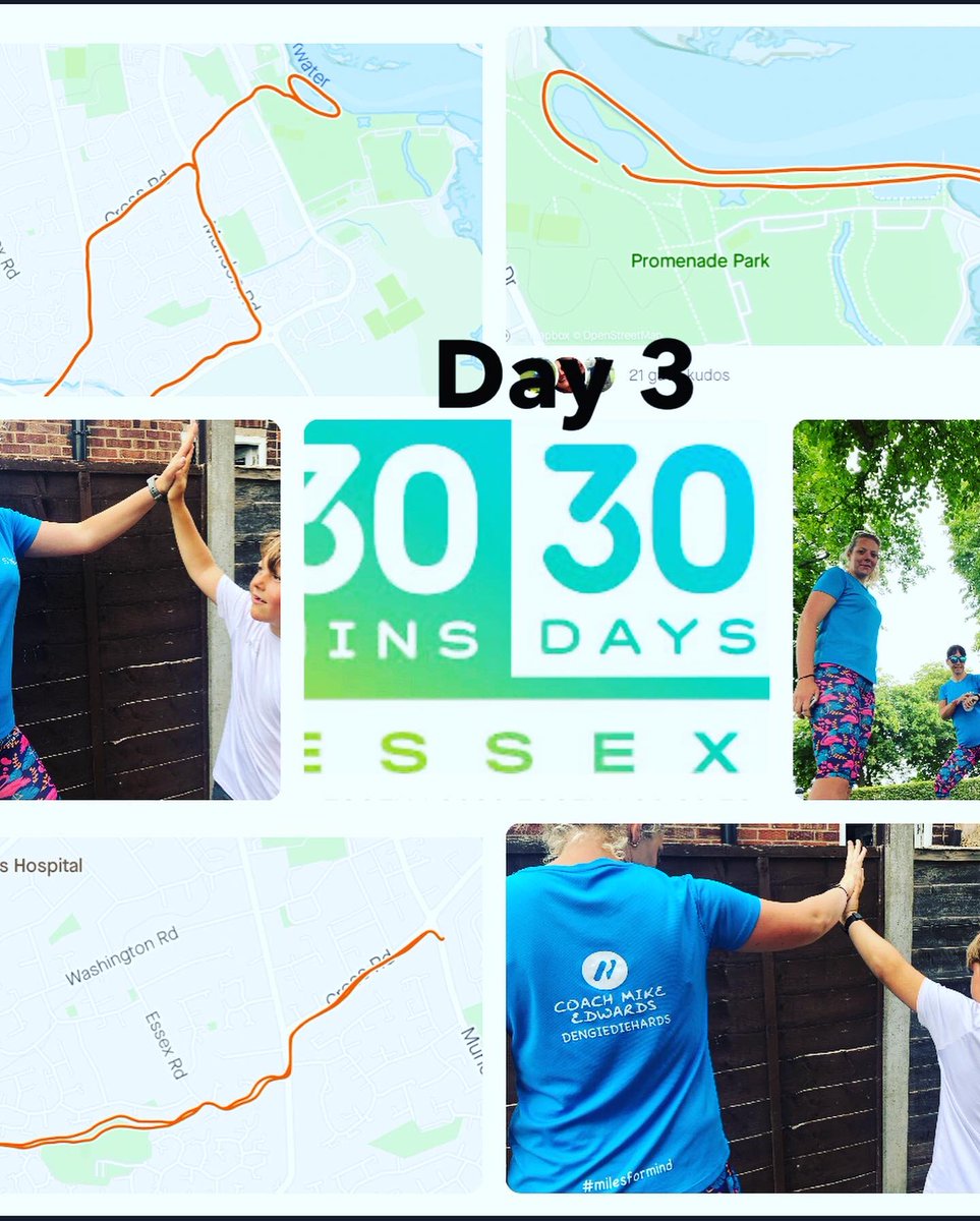 Day 3 5.4 miles run in 3 different stages first a 2.4 mile warm up then a #run1nominate1 SD relay race and got my 1 mile pb 💞 then a 2 mile run to the shops with my 7 year old 💙💙<a href="/ThisGirlCanUK/">This Girl Can</a> <a href="/3030Essex/">3030Essex</a> <a href="/livewellLocal/">Livewell in Essex♥️💙</a>