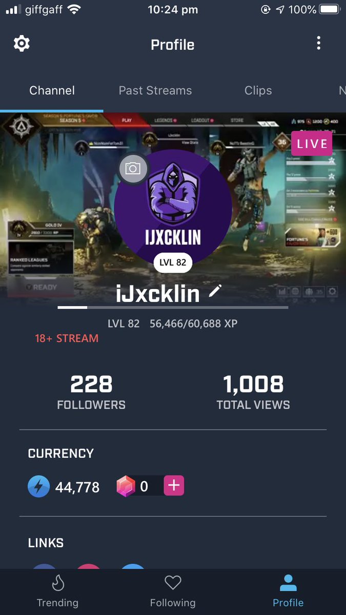 IJxcklin's tweet image. Streaming now 
Come drop by 
Apex legends 
With @NBeesting @nomnomfattom31 #mixerstreamer #ApexLegends