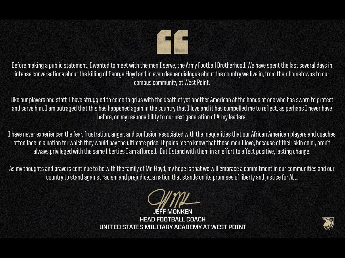 Jeff Monken (@coachjeffmonken) on Twitter photo 