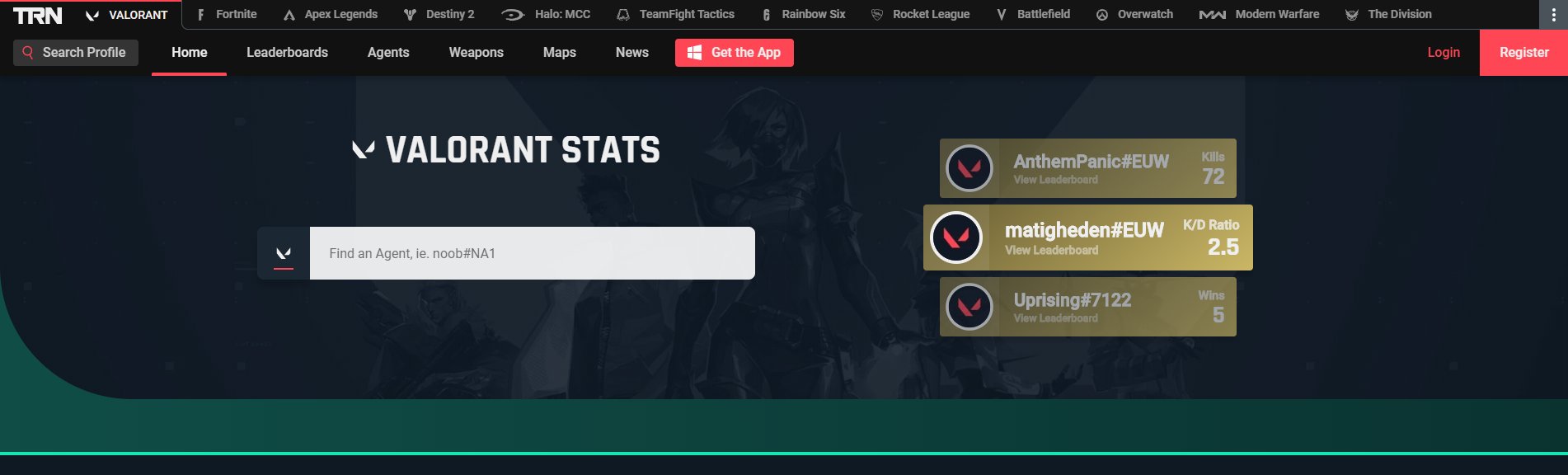 VALORANT Home Page