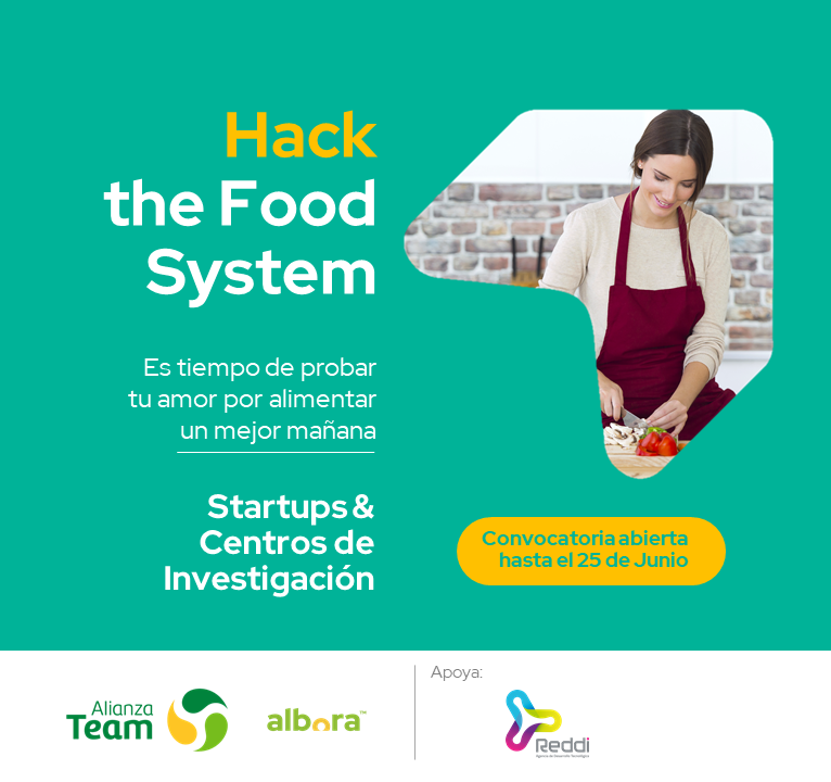 ReddiColombia's tweet photo. ¿Tienes una idea para impactar la innovación #FoodTech y quieres acceder a inversión o partnership con una compañía  experta en soluciones de alimentación? te invitamos a participar hasta el 25 de junio de la convocatoria Hack the Food System registrate 👇https://t.co/aWdbVeAyeK https://t.co/2Q2QmwlvIz