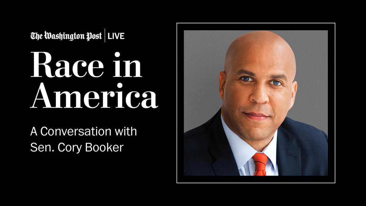Thursday, June 4

Race in America
A Conversation with Sen. Cory Booker 

Streaming begins at 9:00 a.m. ET

washingtonpost.com/washington-pos…