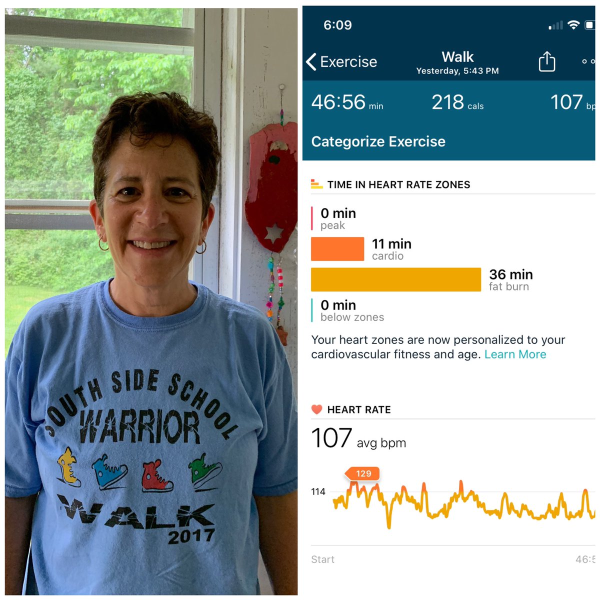 Got my 30+ minutes of exercise while supporting a great cause!
#SSSct #warriorwalk