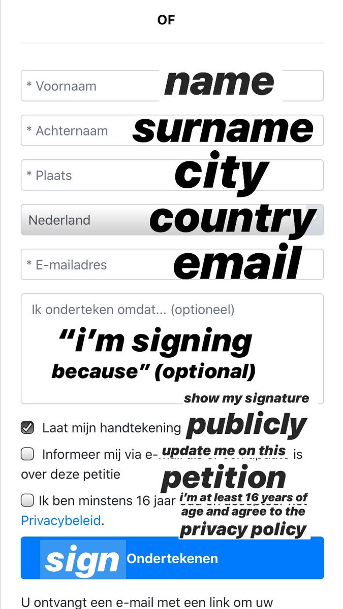dearsptnk's tweet image. please sign this petition it will only take a second. we cannot let this amendment pass senate!! the preliminary report will already be given on JUNE 9TH and theres a very big chance it’ll pass!! (instructions in picture) dont forget to confirm your email!petities.com/stop_het_legal…