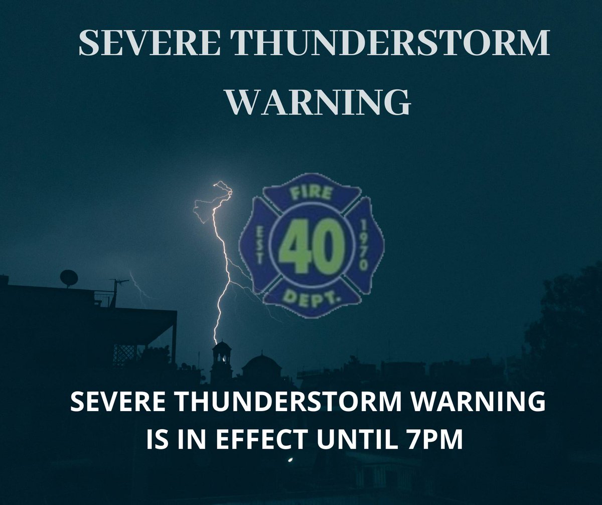 RTFD_40's tweet photo. Please seek shelter When thunder roars go indoors. #RTFD40 #TstormWARNING https://t.co/QuNC7ApCg4
