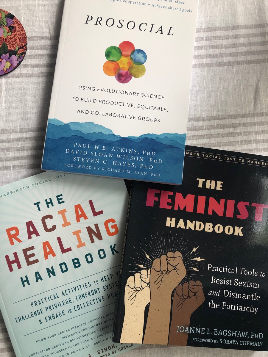 Perfectly timed delivery today from ⁦<a href="/NewHarbinger/">New Harbinger</a>⁩ ⁦@anneliesesingh⁩ ⁦<a href="/joanne_bagshaw/">Joanne Bagshaw, PhD, LCPC</a>⁩