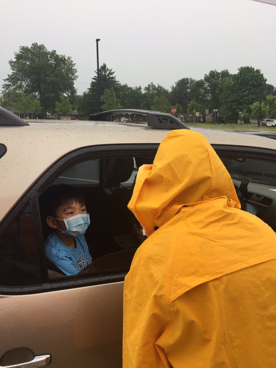 Passed out over 400+ student bags, collected library books and iPads and said goodbye for summer.  Such strange times we are living in. It feels surreal, walking around school, trying to work together yet stay apart. Our kids miss us and we miss them. A happy and sad day. 😢