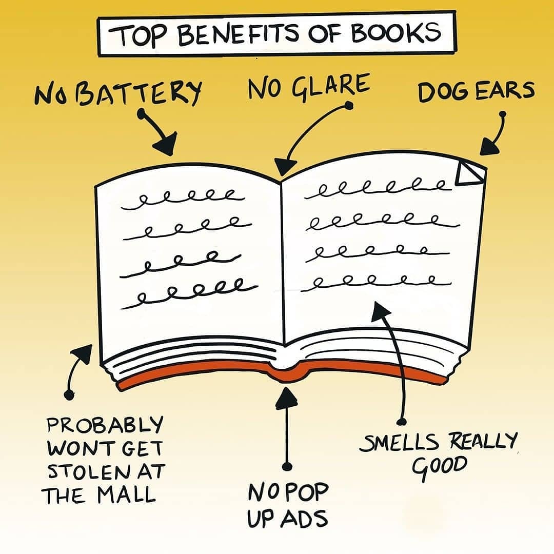 Social__Comment's tweet photo. The top benefits of having books
#instaread #currentlyreading #author #writinginspiration #reading #readingtime #writersonig #betterbooks #betterbooks_hbb
#hbb #halfbakedbeans
#bookstagram #bookoholic #vacation #indianwriters #readersofindia #bookclub #booklover #bookreader https://t.co/FUYOdrVHer