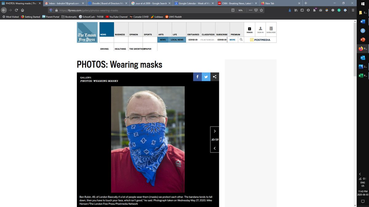 Ben_D_Rubin's tweet photo. Dear former field curse students: in case you were wondering, the #Adirondack field course was canceled this year but it doesn't mean I am not wearing my #bandanna. 

Right:2020 (photo from @LFPress) , Left:2019

#StaySafe #OUPFBDacks #COVID https://t.co/q6SW3XIkbj
