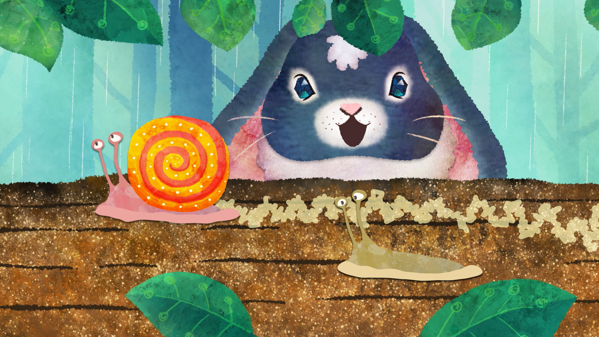 名取 祐一郎 アニメ作家 うさぎのアニメ放送中 Twitterren ウサギのアニメ カタツムリvsナメクジ の負けられない戦いw 赤ちゃん幼児向け知育番組 シナぷしゅ ヒカリの森の黒うさぎ Youtube シナぷしゅ公式チャンネル T Co N5eqvw4cmu ご感想