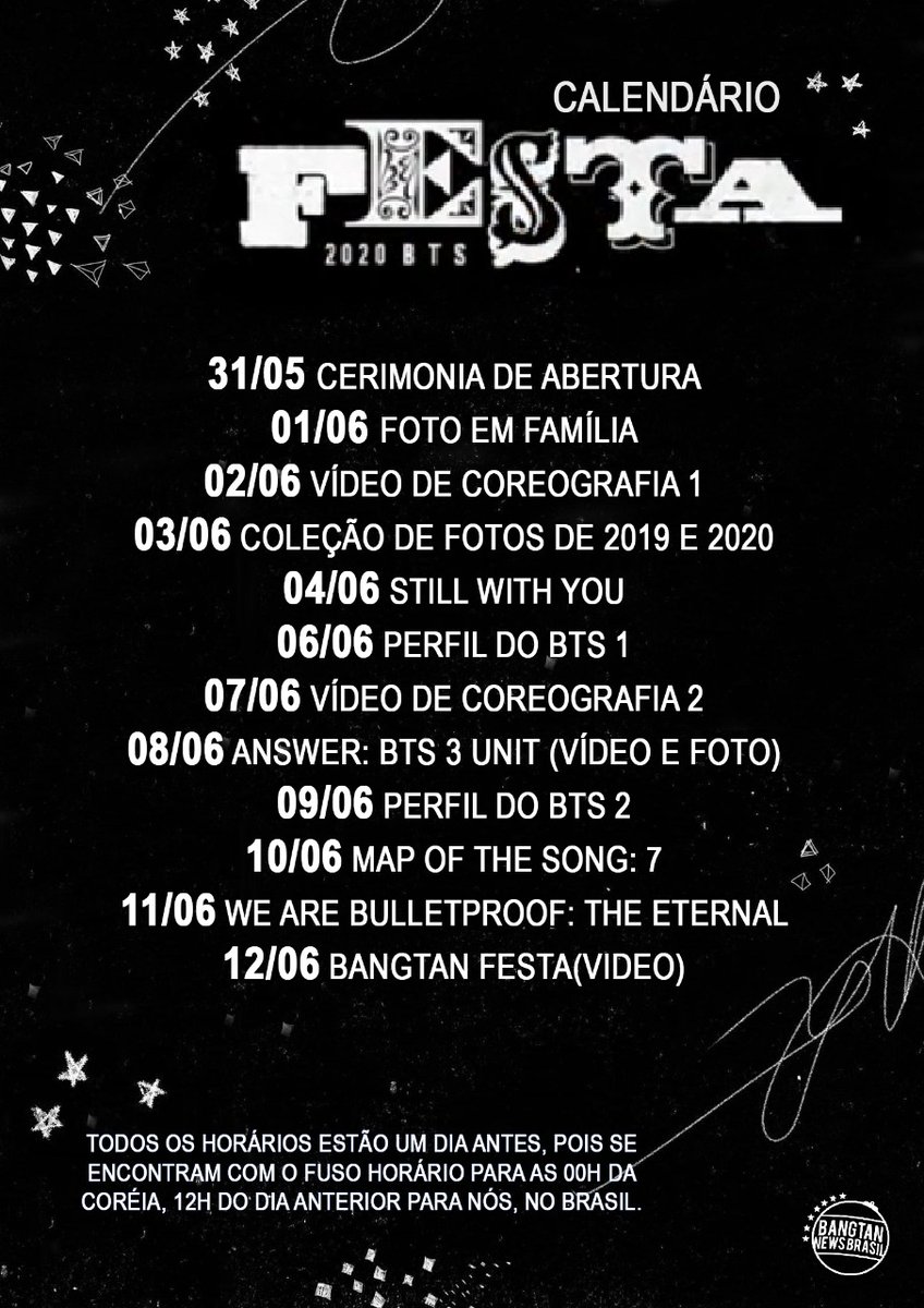 @lipsjnk aqui tem todas as datas