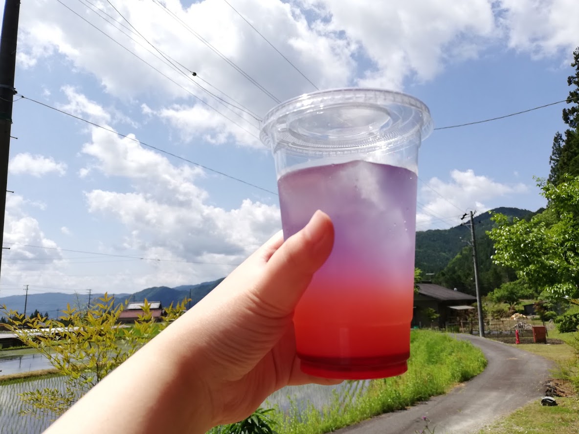 付知ばあちゃんち 東雲の空 夏限定のドリンクです 今年はテイクアウトも行います 外でさわやかな夏を味わって下さい 青空にも森林にも映えますよ 付知ばあちゃんち 古民家カフェ 付知峡 テイクアウト 夏限定 はざま ドリンク 付知ばあちゃんち 東雲の空 夏限定のドリンクです 今年はテイクアウトも行います 外でさわやかな夏を味わって下さい 青空にも森林にも映えますよ 付知ばあちゃんち 古民家カフェ 付知峡 テイクアウト 夏限定 はざま ドリンク