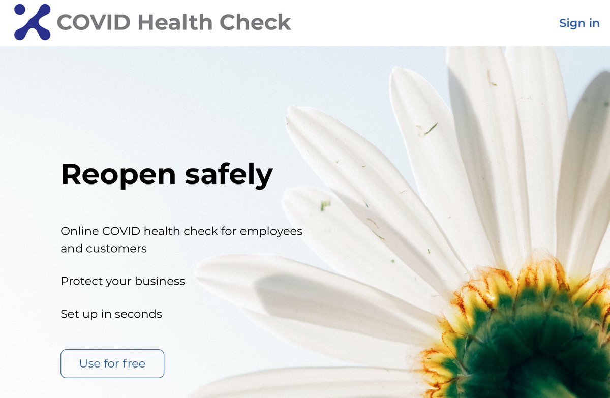 Congratulations to <a href="/enyaai/">ai enya</a> for the timely launch of FeverIQ COVID Health Check to help businesses and schools reduce reopening risk without the burden of handling any personal health data. Start now for free: healthcheck.feveriq.com