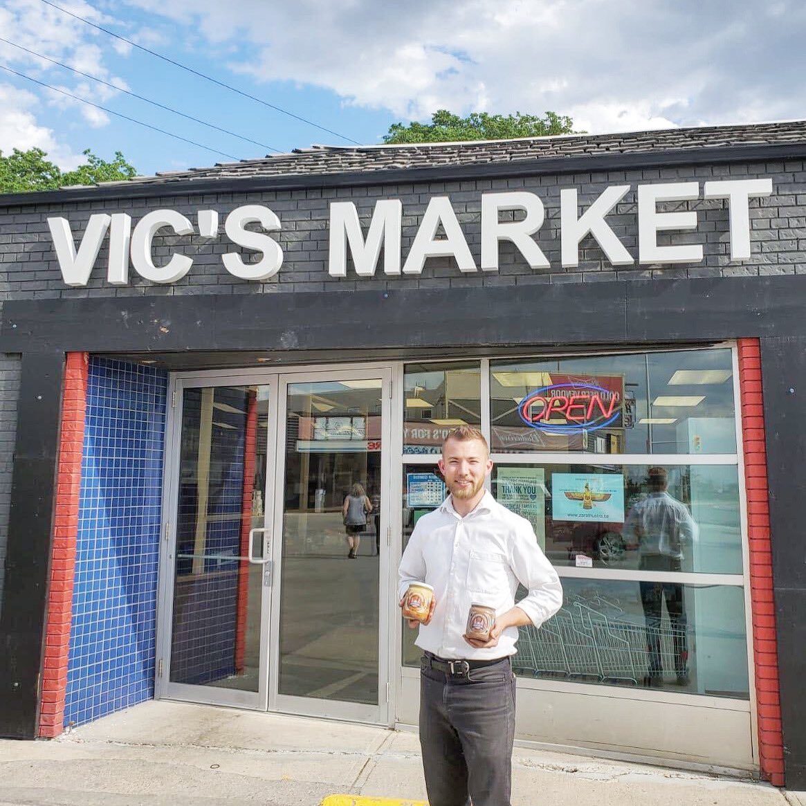 You have one more place to find our amazing ice cream! <a href="/VicsMarket/">Vic's Supermarket</a> is located right on Pembina Hwy and you can run down there Monday-Saturday between 9am-6pm to grab your pint!!