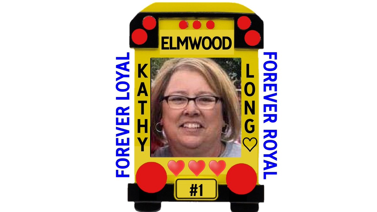 SandyBrunswick's tweet photo. We are deeply saddened by the passing of longtime bus driver and Elmwood superfan Kathy Long. Kathy always had a smile on her face and kindness in her heart. She will be missed greatly. Our love and sympathy go out to Kathy's family. ♥️#LoyalRoyal♥️ https://t.co/0nn2UwPntJ