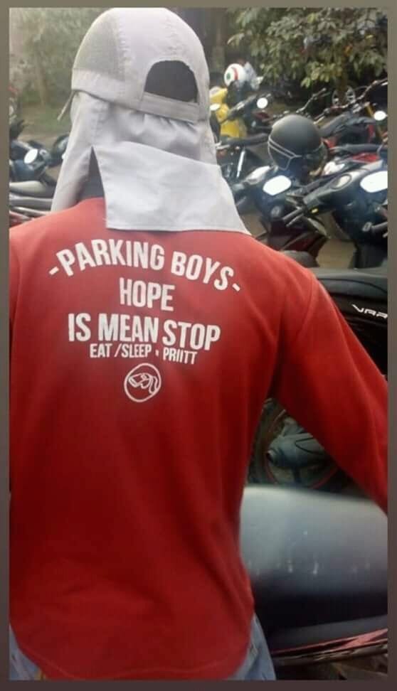 "HOPE is mean STOP"

Wis ra sah arep arep nde'e maneh..