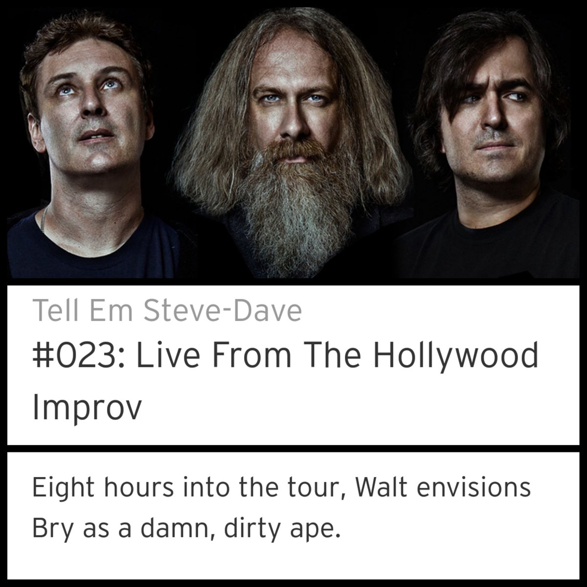 TONIGHT! 🐜🐜🐜 

EP 023: LIVE FROM THE HOLLYWOOD IMPROV

7PT/8MT/9CT/10ET

#TESDLSG