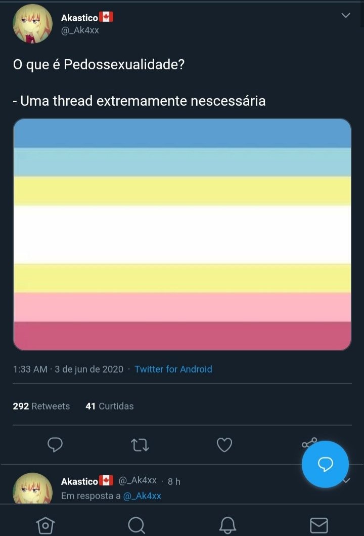 DomDasThreads's tweet photo. 19) Eles vão bater nessa tecla e tentar normalizar a pedofilia como podemos ver nessa perfil aqui no twiter.
Nossa obrigação é de combate Los pois esse tipo de crime não pode ser normalizado.
⬇️ https://t.co/ZifdFd4fnr