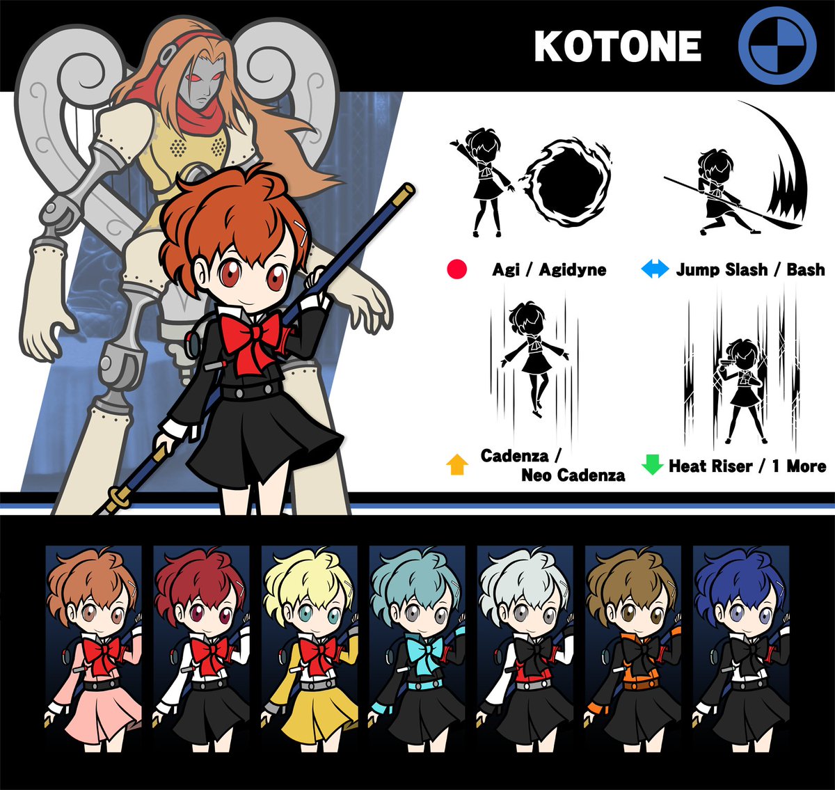 P Fritz On Twitter Down Special Heat Riser 1 More Kotone Strikes A Pose That Charges Up Her Trigger Gauge There S No Orpheus Version Of The Attack Instead She Can Perform 1,How To Draw A Girl Face Easy