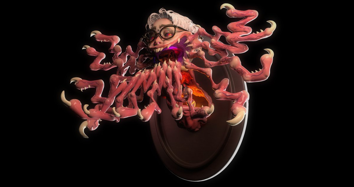 Solvrium's tweet image. Finally. Finished this, I wanted to do better with the texturing but everything kept going wrong like my normals are all kind of fucked up for some reason and let's not even check my UVs, also this exam is for tomorrow so I just wanted to get it over with. 
Original by @bwusagi !