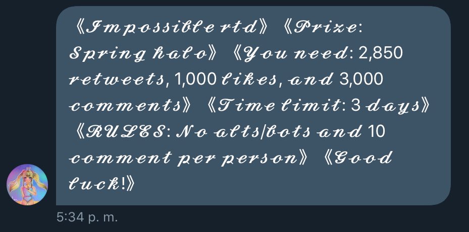 MGalactea's tweet photo. RTD FROM @TheGoldenSierra 
PRIZE: SPRING HALO
2k retweets
1k likes
3k comments (10 comments per person)
ONLY 3 DAYS, PLEASE HELP ME GET THIS https://t.co/g9e13T45dg