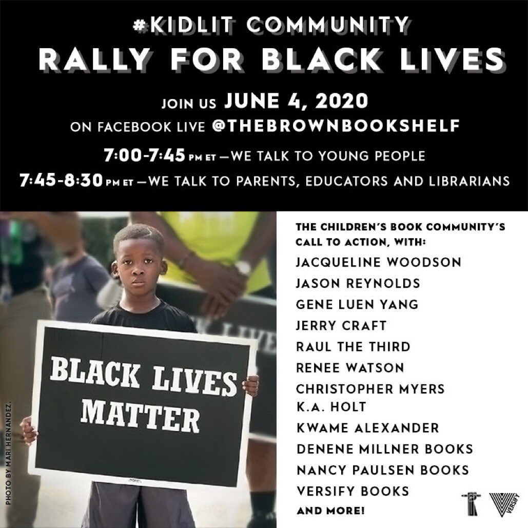 #KidLit @TheBrownBookshelf

June 4th - Rally For Black Lives #NVed #NVTeach #Teachers #Students #Nevada #Vegas