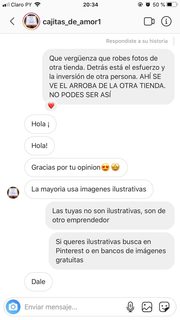 mariarita321's tweet photo. Cansada de los “emprendedores” que roban fotos de otros negocios. Cierto, comenzar es muy difícil, tenes ahí tres fotos locas y tardas en actualizar. Pero eso no justifica abusar del tiempo, esfuerzo, creatividad y DINERO que puso otra persona 😠 que también pasó por lo mismo https://t.co/5NvMG73kCQ