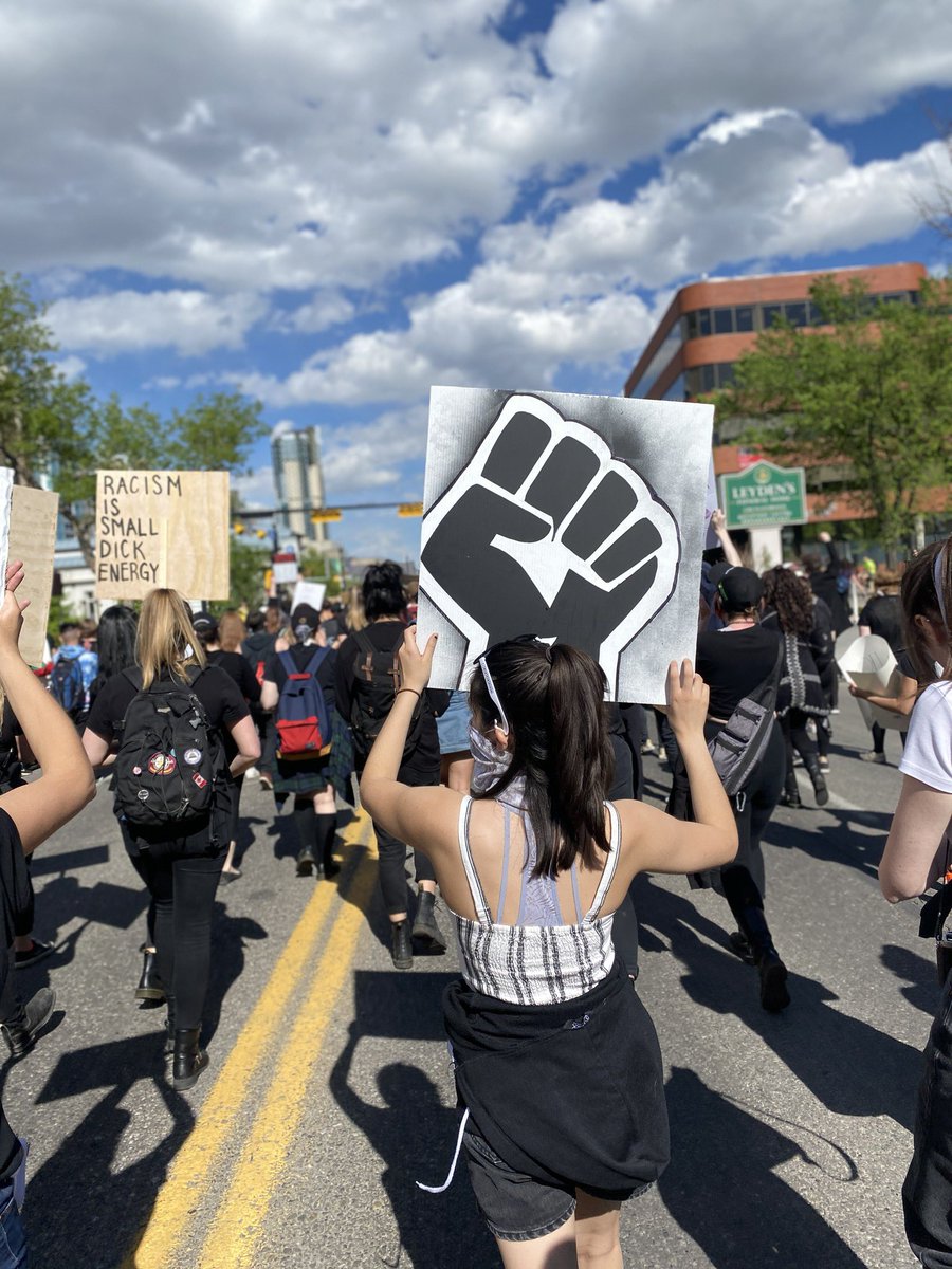 KellenForrest's tweet image. Not just an American problem. #calgaryprotest #blacklivesmatter