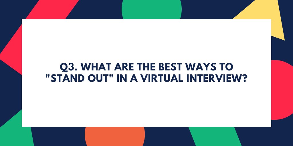 PsychResChat (@psychreschat) on Twitter photo Q3. What are the best ways to "stand out" in a virtual interview? <a href="/PsychResChat/">PsychResChat</a> <a href="/MedStudentChat/">MedStudentChat</a> Q3. What are the best ways to "stand out" in a virtual interview? <a href="/PsychResChat/">PsychResChat</a> <a href="/MedStudentChat/">MedStudentChat</a>