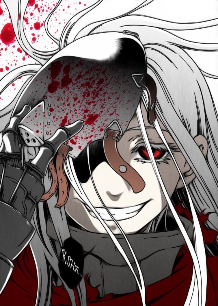 #98 Deadman Wonderland.-Best Girl: Shiro. She is crazy but her soft side is pretty damn adorable. I love her design as well.This anime has an interesting premise, a great first half but the second half is questionable and the ending is just bad. Still good enough to be here.