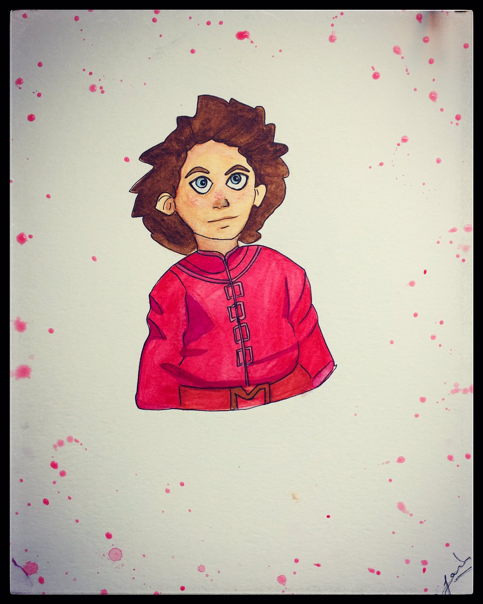 jbruchika's tweet photo. Drew this for my husband. Our favorite character - King Ezran from #TheDragonPrince 
❤️he is empathetic &amp; kind❤️ https://t.co/usW6XPvnPz