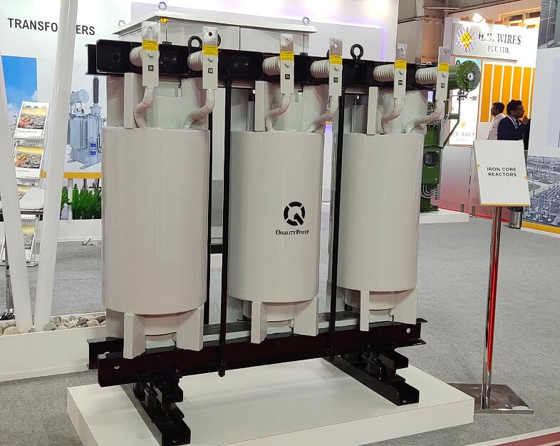 QualityPower1's tweet photo. ELECRAMA 2020 #AIRCOREREACTOR #REACTOR #POWERQUALITY #CAPACITORBANK #TRANSFORMERS #IRONCOREREACTORS https://t.co/1kN8aMkKlA