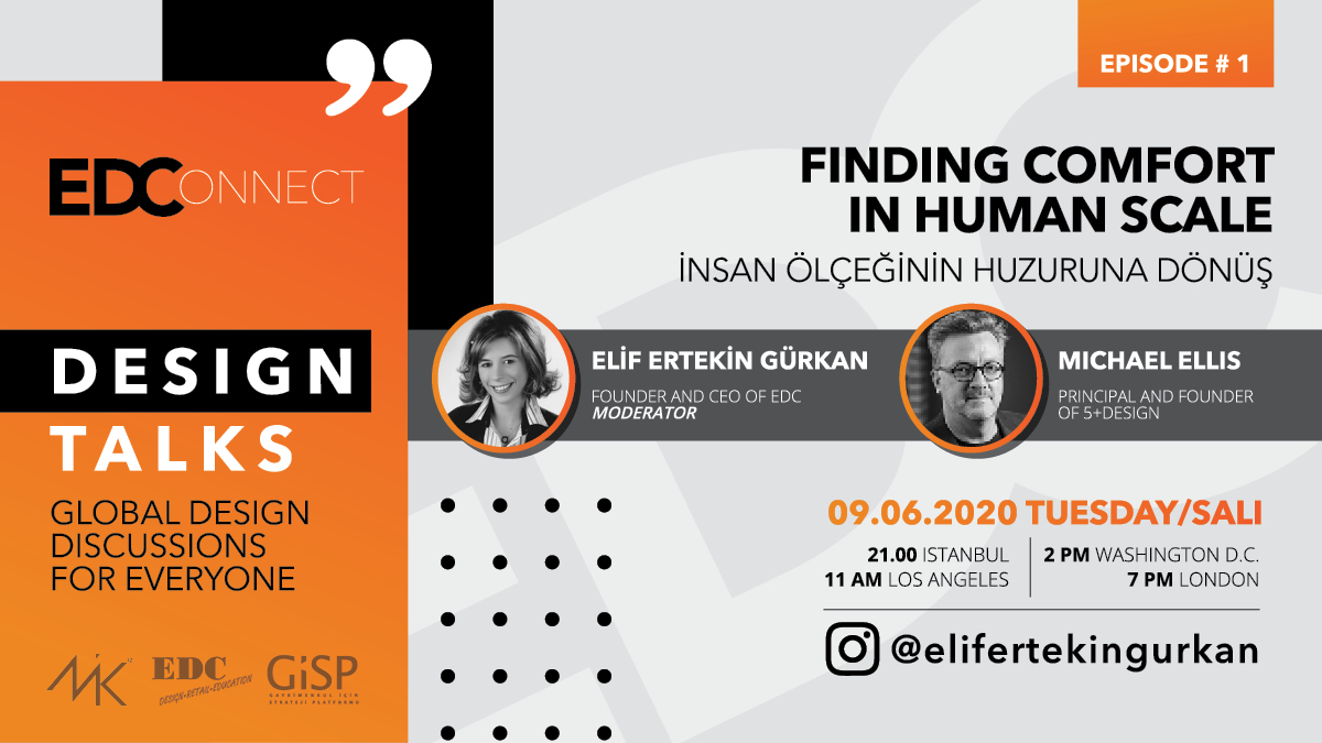 EDC Danışmanlık, Gayrimenkulde Strateji Platformu ve MIKiz işbirliği ile 9 Haziran günü EDC Ceo’su Elif Ertekin Gürkan moderatörlüğünde gerçekleşecek, EDConnect seminerlerinin ilk konuğu 5+ Design mimarlık kurucusu Michael Ellis &gt;&gt; bit.ly/2Xvcepb