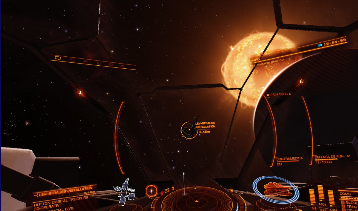 Gallardo4Code's tweet photo. Lockdown made me back to #EliteDangerous and play several hours, now in VR :D amazing the feeling, this game became even better in VR. Here one nice view. https://t.co/bY6ZsBlcFJ