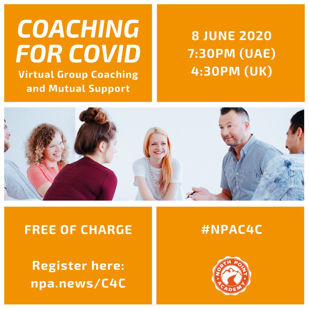 😷 Coaching for COVID 😷⠀

Register now: npa.news/C4C
⠀⠀
We look forward to seeing you (virtually) next week!
⠀⠀⠀⠀
#NPAC4C #CoachingforCovid #VirtualCoaching #OnlineCoaching #NorthPointAcademy