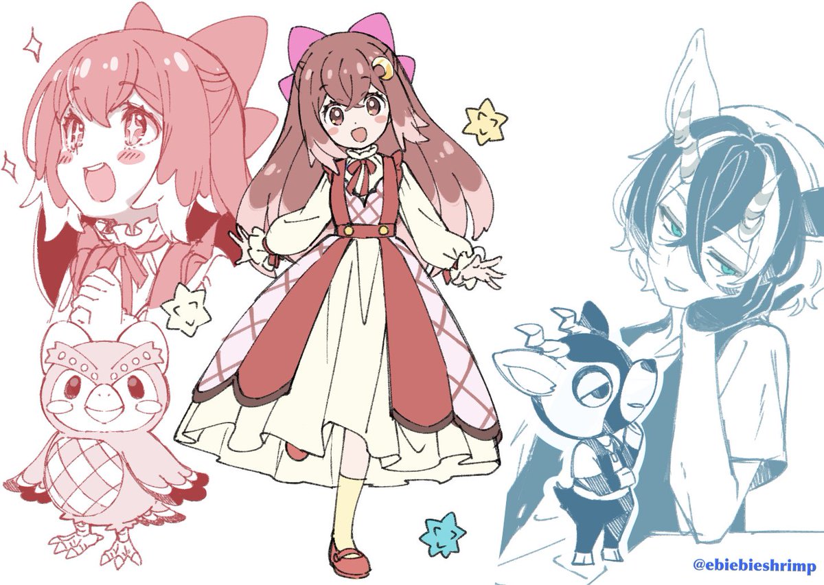 ※擬人化 
島に来る子だったりなかったり。 