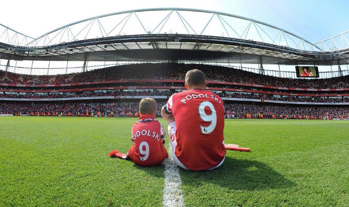 Happy birthday Lukas Podolski, Dad of the year.   