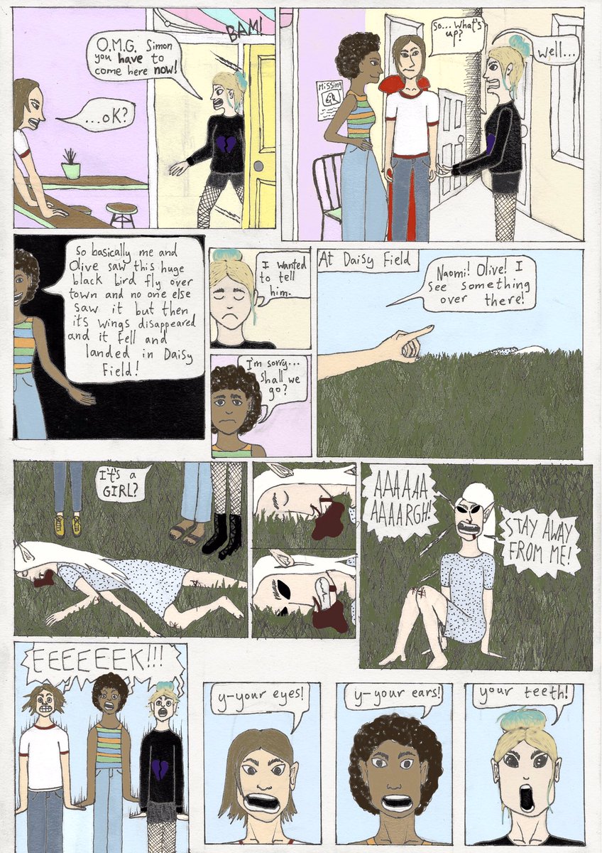 friedareads's tweet image. Now is the moment you’ve all been waiting for! (Not) It’s time for!... *drumroll please* the sixth page of my #boundbydarknesscomic!!!