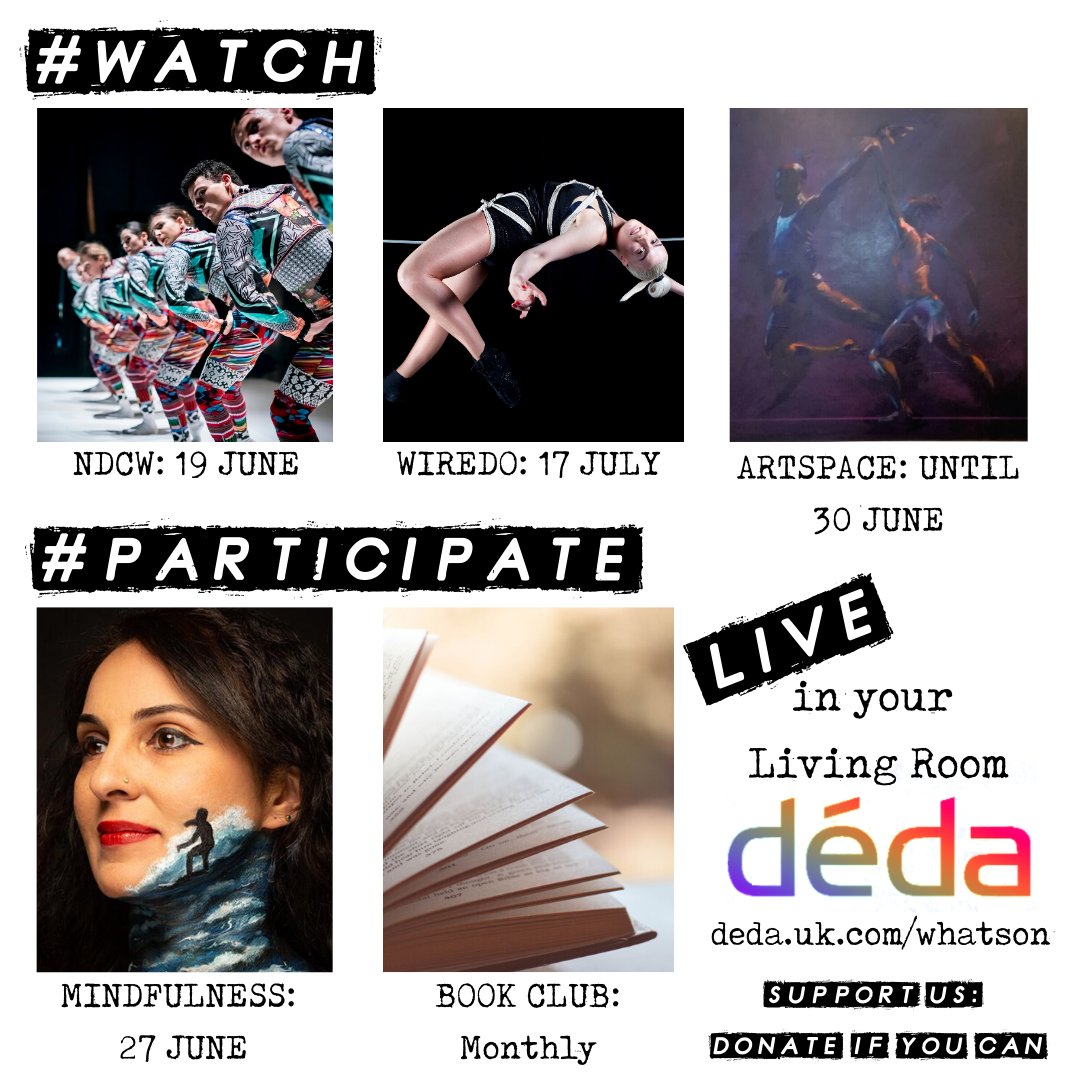 dedaderby's tweet image. Excited to present this selection of experiences as part of our #LIVEinyourLivingRoom digital programme : bit.ly/36XGrk5 📲💻 @pam_sidhu @ndcwales @lumocompany @ArtspaceLboro #Watch #Participate #ThursdayThoughts