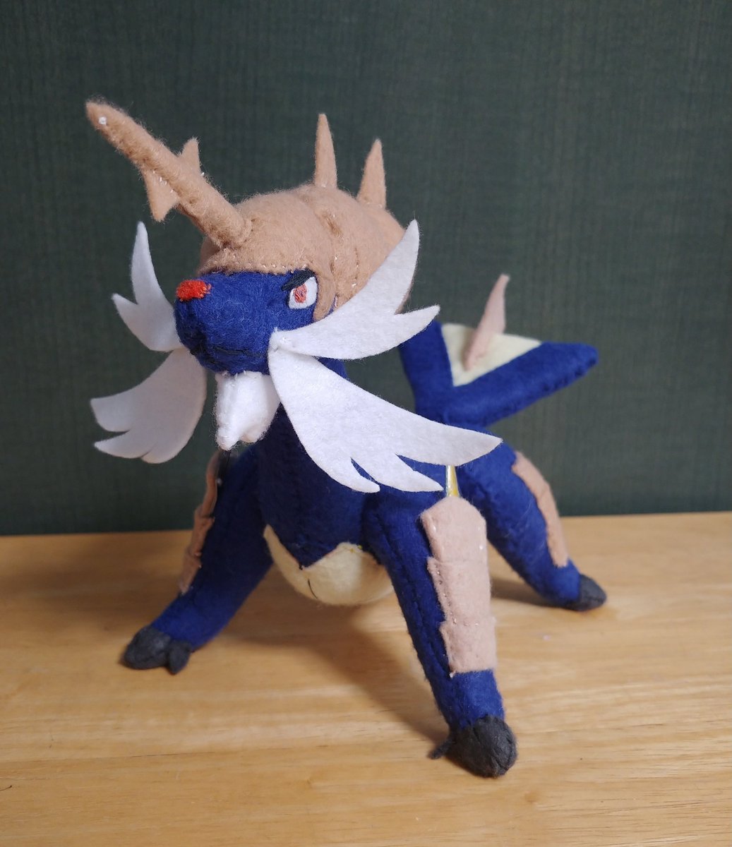 ゆじゅ ダイケンキ 色違い 完成 刀も持てるように作りました ポケモン ハンドメイド ダイケンキ ゆじゅ ダイケンキ 色違い 完成 刀も持てるように作りました ポケモン ハンドメイド ダイケンキ